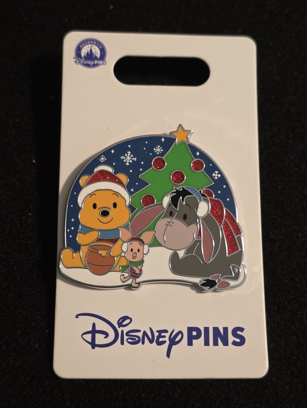 Winnie The Pooh Christmas Pin